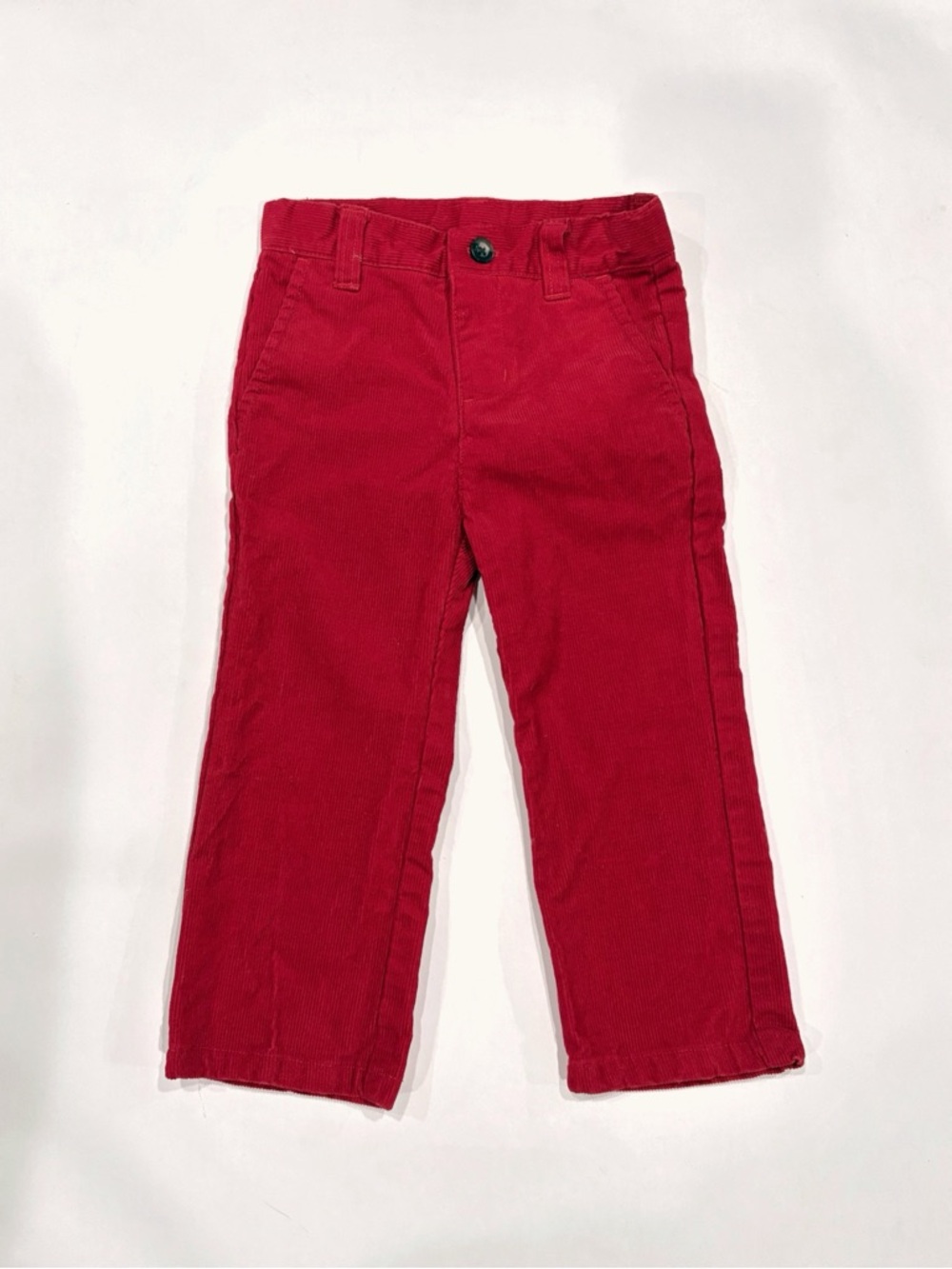Janie and Jack Boys Pants 18-24M Red Corduroy Preppy Classic Holiday